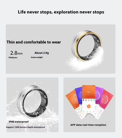 Smart Ring Health & Fitness Tracker