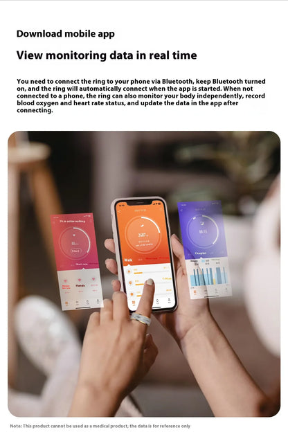Smart Ring Health & Fitness Tracker